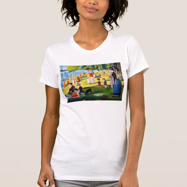 Seurat: En söndag på La stora Jatte T-shirt (Framsida)