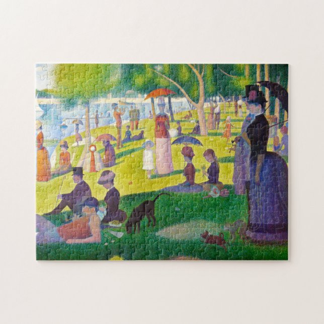 Seurat La Grande Jatte Puzzle Pussel (Horisontell)