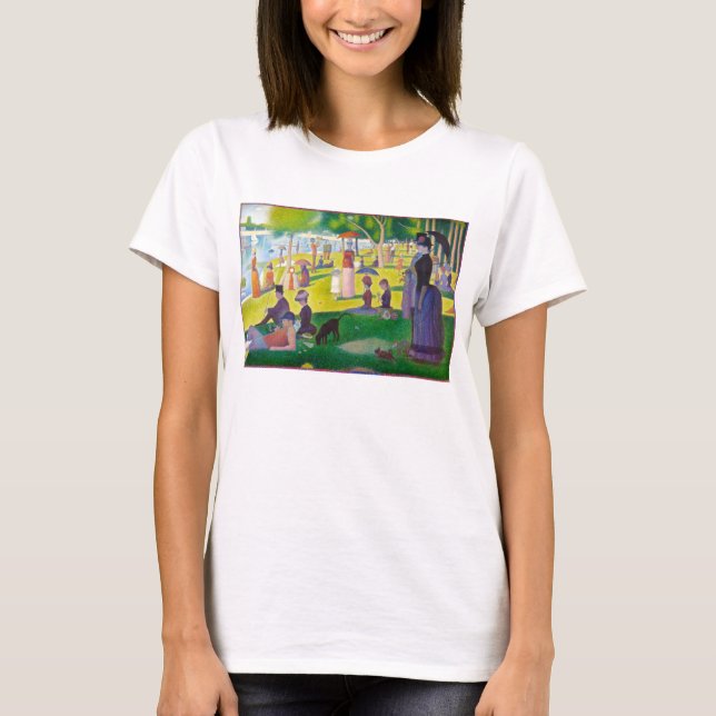 Seurat La Grande Jatte T-shirt (Framsida)
