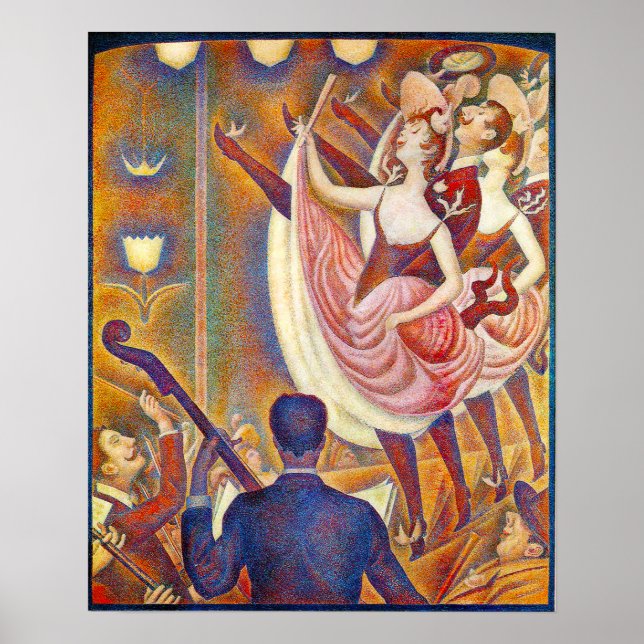 Seurat Le Chahut Poster (Framsidan)