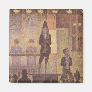 Seurat Painting - Circus Parad Magnet