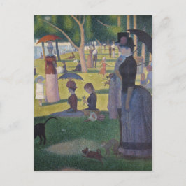 Seurat Söndag Aeftermiddag La Grande Jatte Fine Ar Vykort