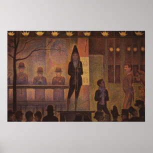 Seurat's Circus Sideshow (Parad de Cirque) Poster