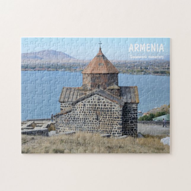 Sevanavankas kloster i Armenien Pussel (Horisontell)