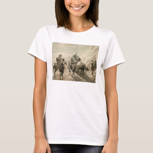 Sevang eller Cockcha Sjö, Transkaukasien, platta 2 T-shirt (Framsida)