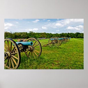 Sevärdheter i Shiloh Military Park i Shiloh Poster