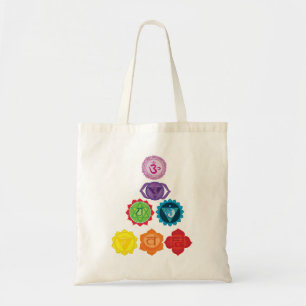 Seven Chakra Budget Tote Tygkasse