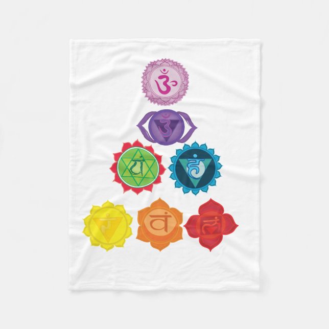 Seven Chakra Fleece Blanket (Framsidan)