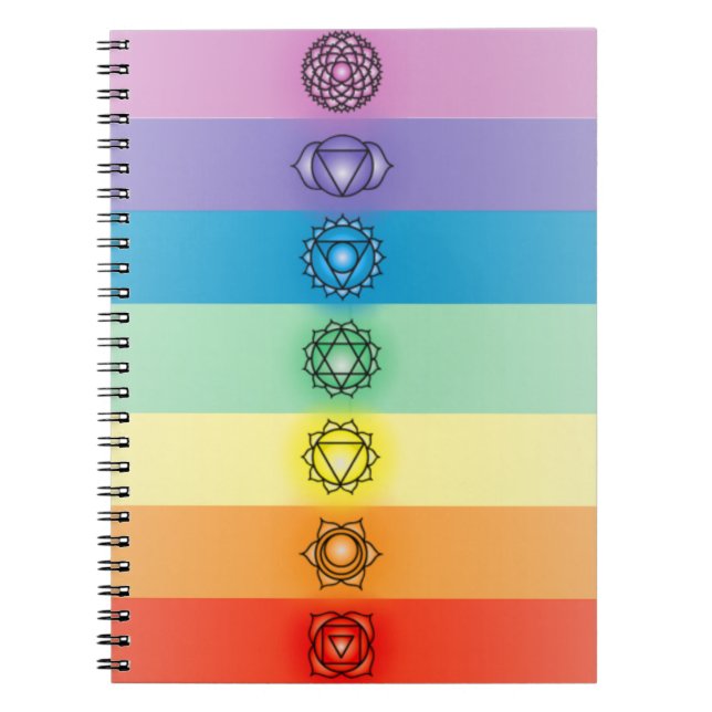 Seven Chakras Anteckningsbok (Framsidan)