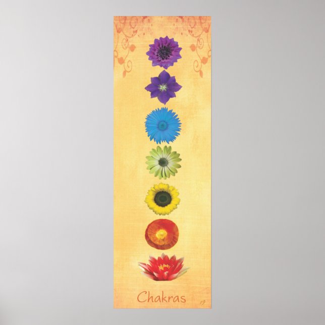 Seven Chakras Banner Poster (Framsidan)