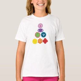 Seven Chakras Women's American T-shirt