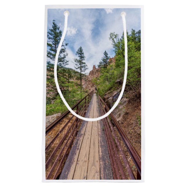 Seven Falls Walkway Bridge Tall Gift Bag (Framsidan)