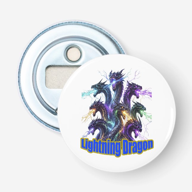 Seven-Headed Lightning Dragon Flasköppnare (Framsidan)