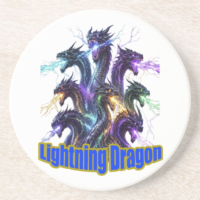 Seven-Headed Lightning Dragon Underlägg (Framsidan)