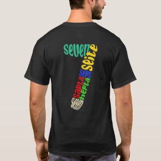 Seven in Different Languages 7th Birthday T Shirt