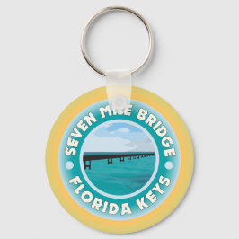 Seven Mile Bridge Florida Nycklar Nyckelring