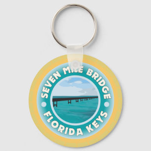Seven Mile Bridge Florida Nycklar Nyckelring
