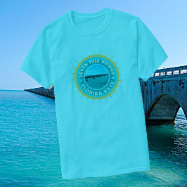 Seven Mile Bridge Florida Nycklar T-shirt