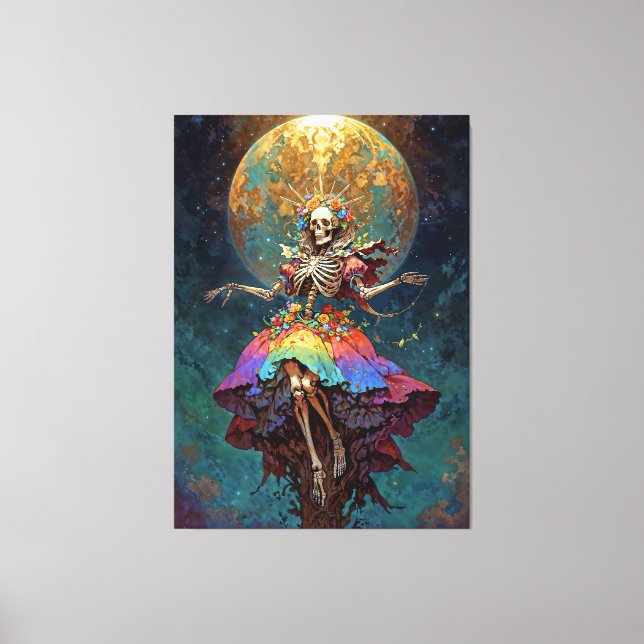 Seven Powers Santa Muerte Canvastryck (Framsida)