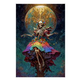 Seven Powers Santa Muerte Perfect Poster