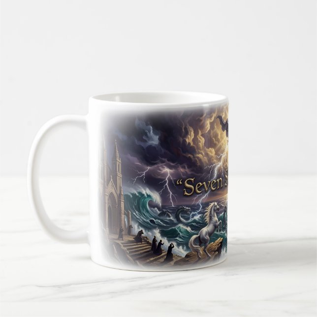 Seven Seas of Rhye Storm Fantasy Art Mugg (Vänster)