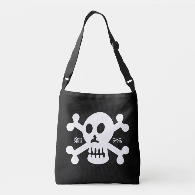SEVEN SKULL BY MASANSER PIXELAT AXELVÄSKA (Baksida)