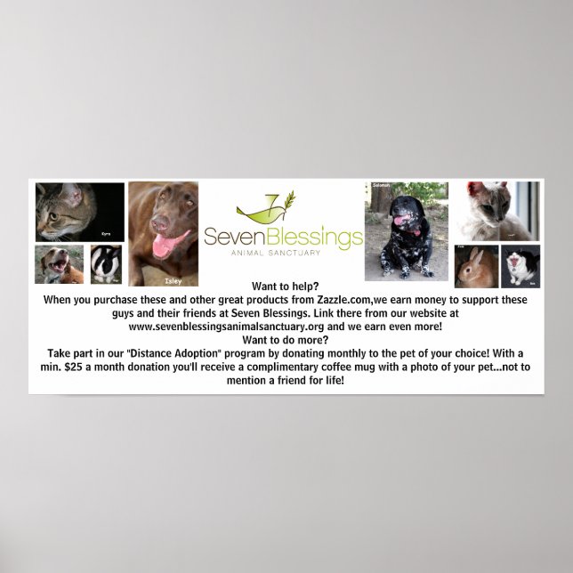 sevenblessings.org poster (Framsidan)