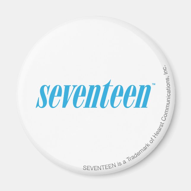 Seventeen Logotyp-Aqua Magnet (Framsidan)