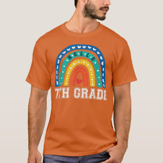 Seventh Grade 7th Rainbow First day Of School Teac T Shirt