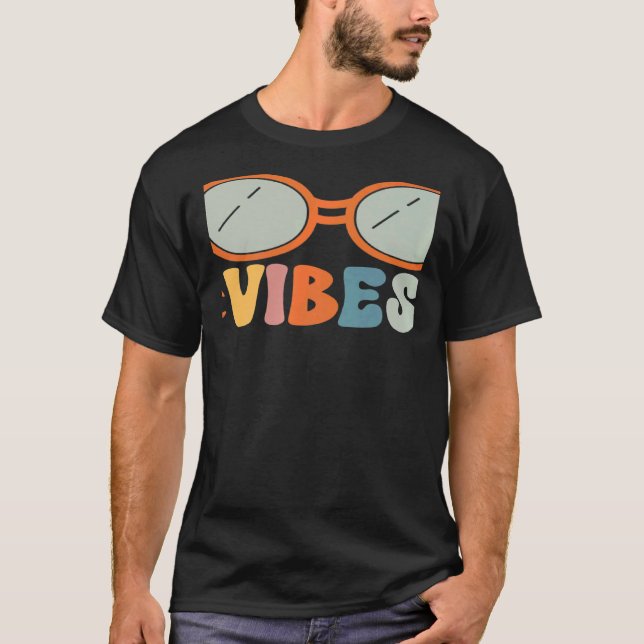 Seventh Grade Vibes 7th Grade Students Parents Tea T Shirt (Framsida)