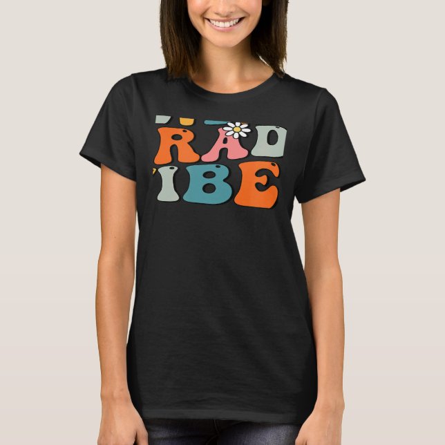 Seventh Grade Vibes Retro 7th Grade Team 1st Day o T Shirt (Framsida)