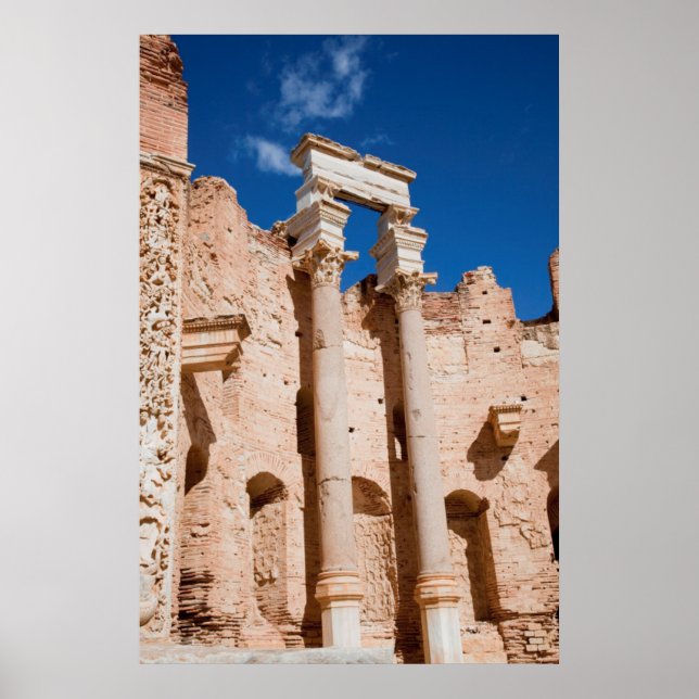 Severan Basilica, Leptis Magna, Al Khums Poster (Framsidan)