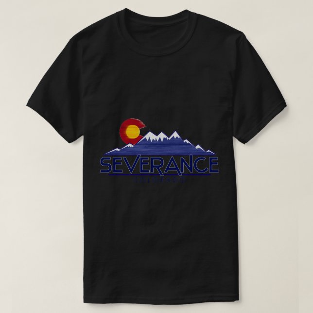 Severance Colorado-träberg T Shirt (Design framsida)