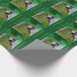 Severe Macaw Parrot Personlig Presentpapper