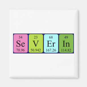 Severin Periodisk magnet bord namn