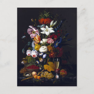 Severin Roesen Victorian Bouquet Vykort