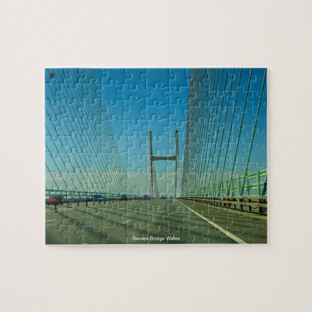 Severn Bridge Wales Pussel (Horisontell)