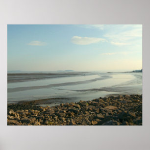 Severn Estuary nära Cardiff Bay Poster