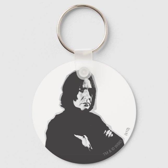 Severus Snape Arm korsad B-W Nyckelring (Framsida)