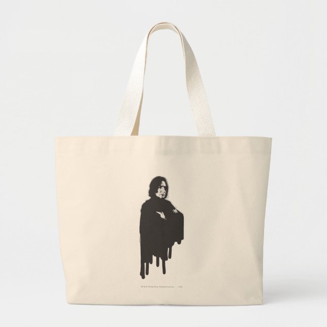 Severus Snape Armar Korsad B-W Jumbo Tygkasse (Framsidan)