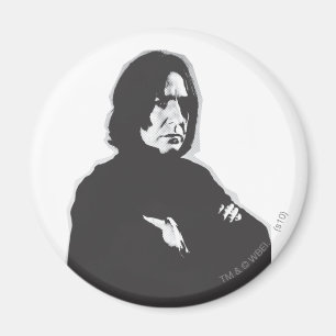 Severus Snape Armar Korsad B-W Magnet