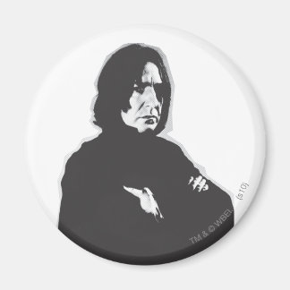 Severus Snape Armar Korsad B-W Magnet