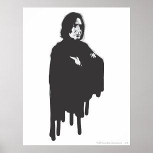 Severus Snape ärmar korsad B-W Poster