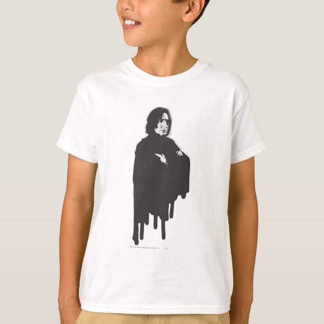 Severus Snape ärmar korsad B-W Tee Shirt (Framsida)