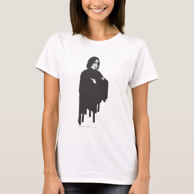 Severus Snape ärmar korsad B-W Tee Shirt (Framsida)