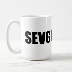 Sevgi kärlek i Azerbajdzjanska Kaffemugg