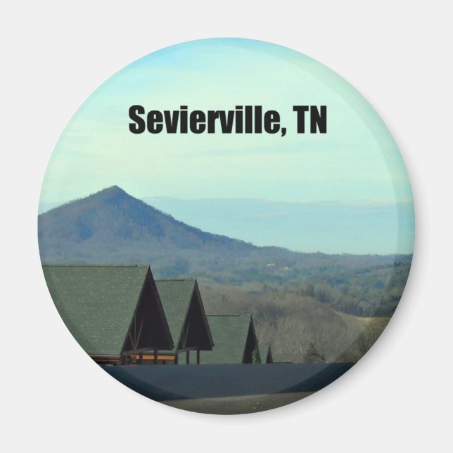 Sevierville, Tennessee Magnet (Framsidan)