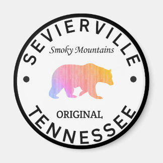 Sevierville Tennessee Underbarare rökiga bergen Magnet