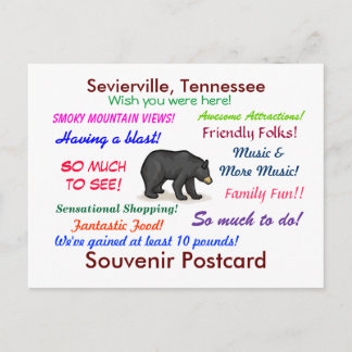 Sevierville, Tennessee-vykort Vykort