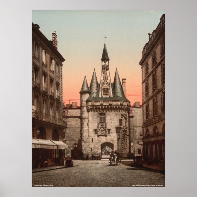 Sevigne grind, Bordeaux, Frankrike Poster (Framsidan)